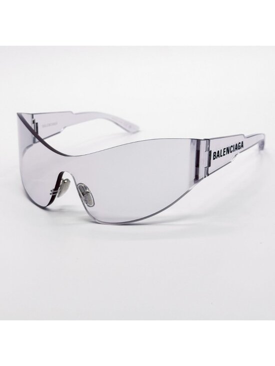 NEW BALENCIAGA BB0257S 002 SUNGLASSES CLEAR SHIELD UNISEX EYEWEAR BALENCIAGA main image 6